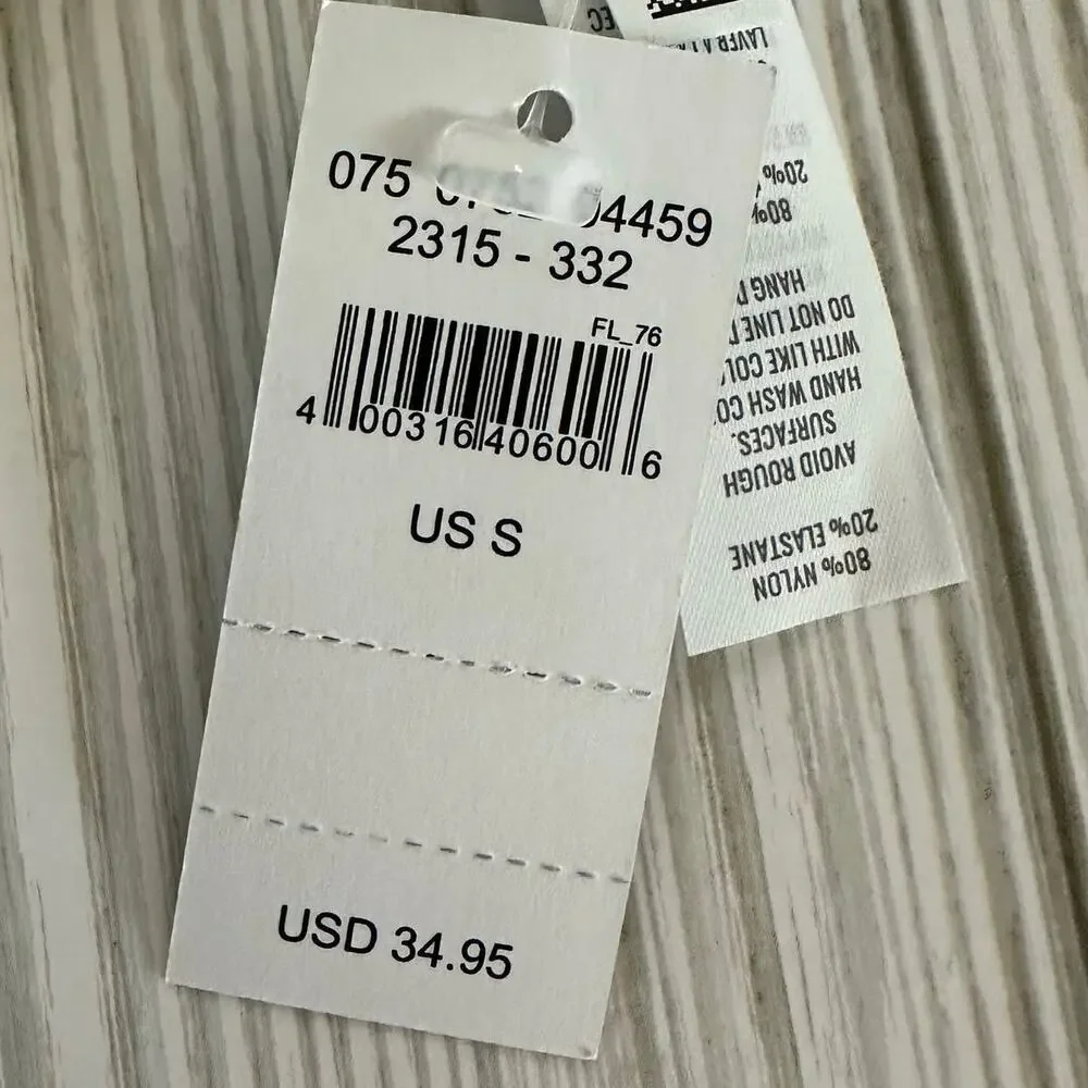 Aerie women’s swim bikini top reversible stripes and flowers floral size‎ small - Picture 4 of 7